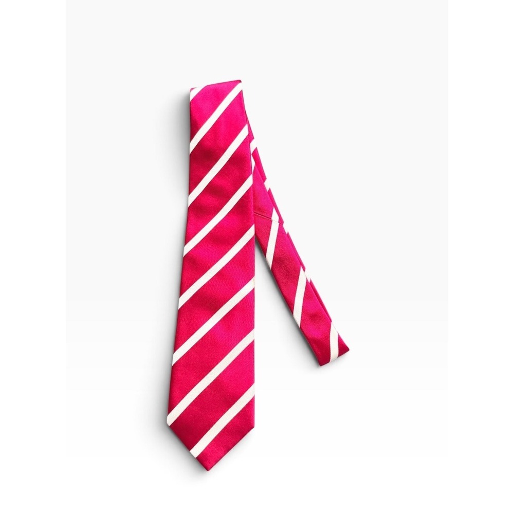CHARLES TYRWHITT Men's Tie 100% Silk Striped Necktie Designer London Rainbow